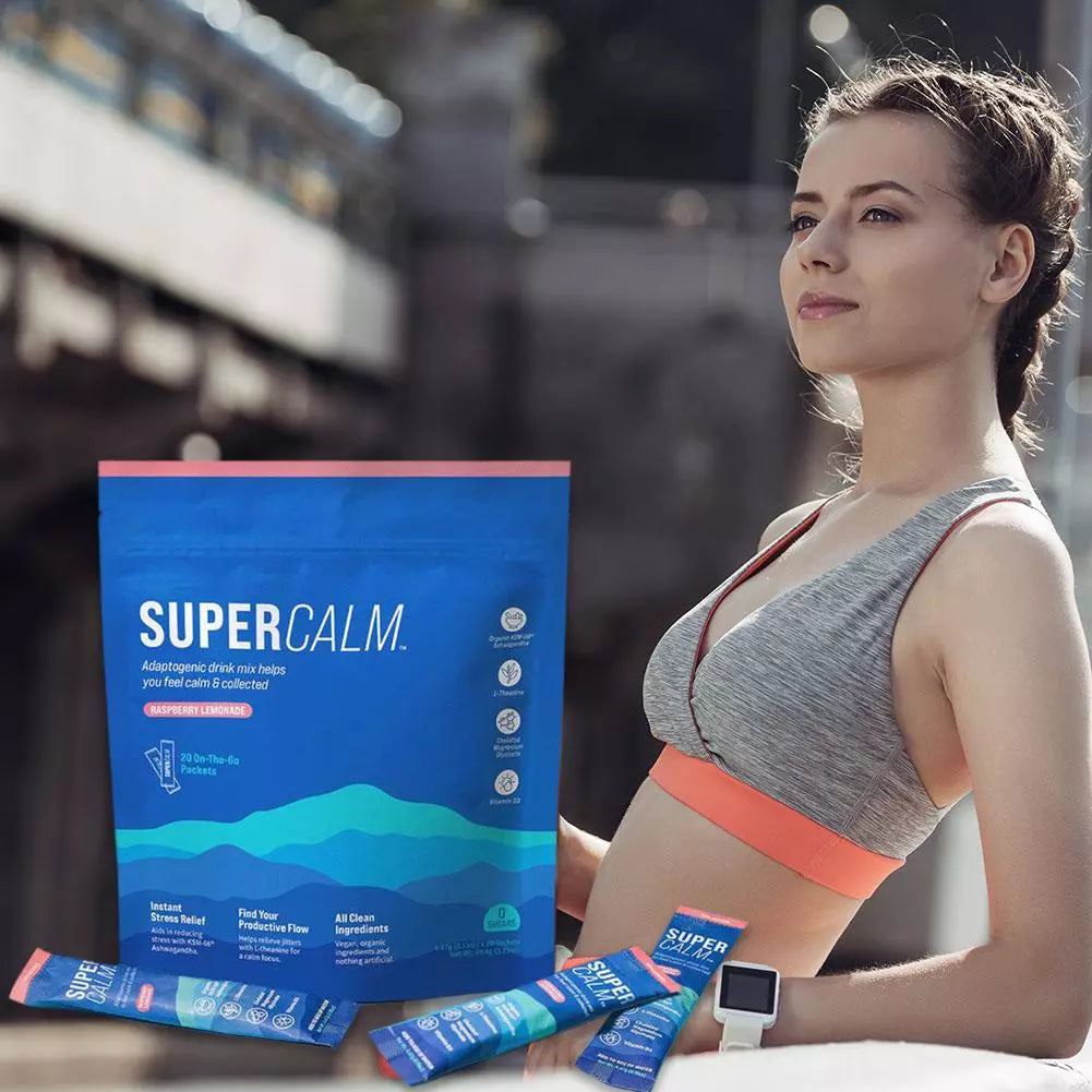 SuperCalm Nello™: Limonada de Frambuesa para Relajación y Enfoque – Equilibrio Natural