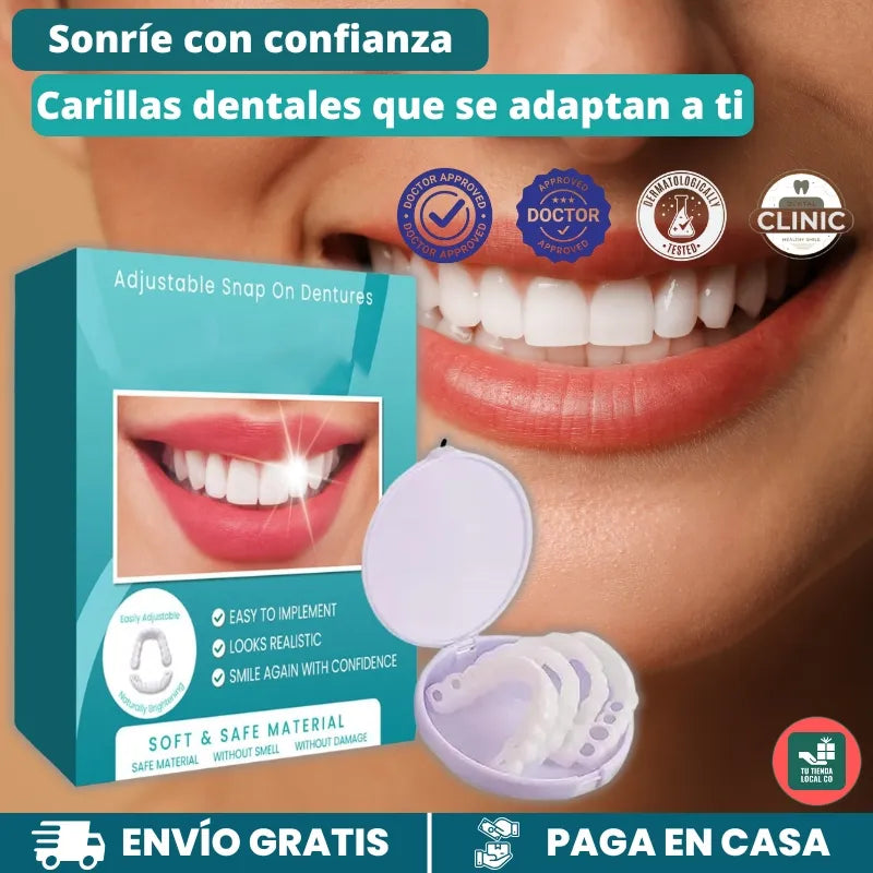 CARILLAS DENTALES GG SNAP ON DENTURE UN CAMBIO QUE TRANSFORMA TU VIDA AL INSTANTE