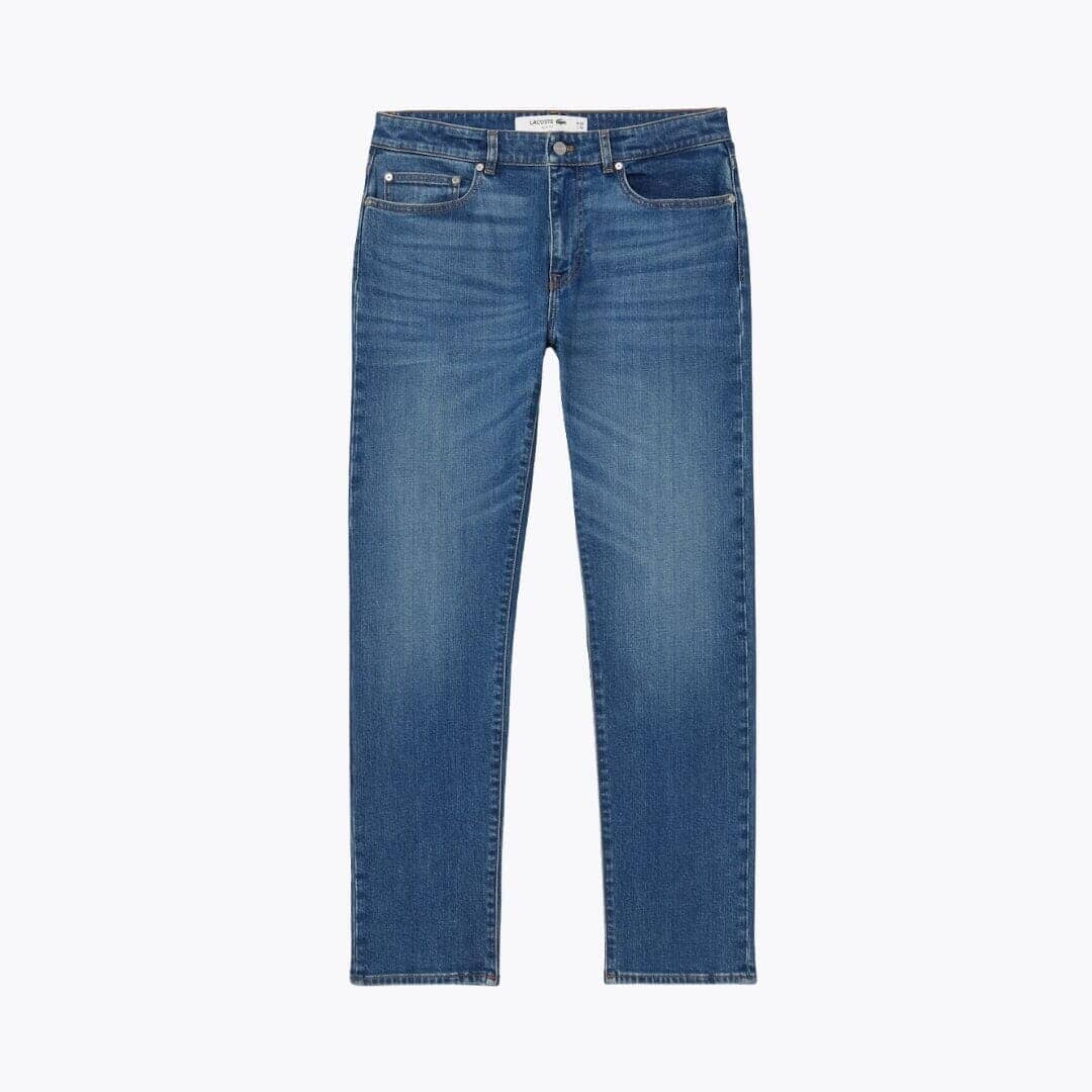 Lacoste 5 Pocket Slim Fit Indigo Jeans LS Denim Blue S