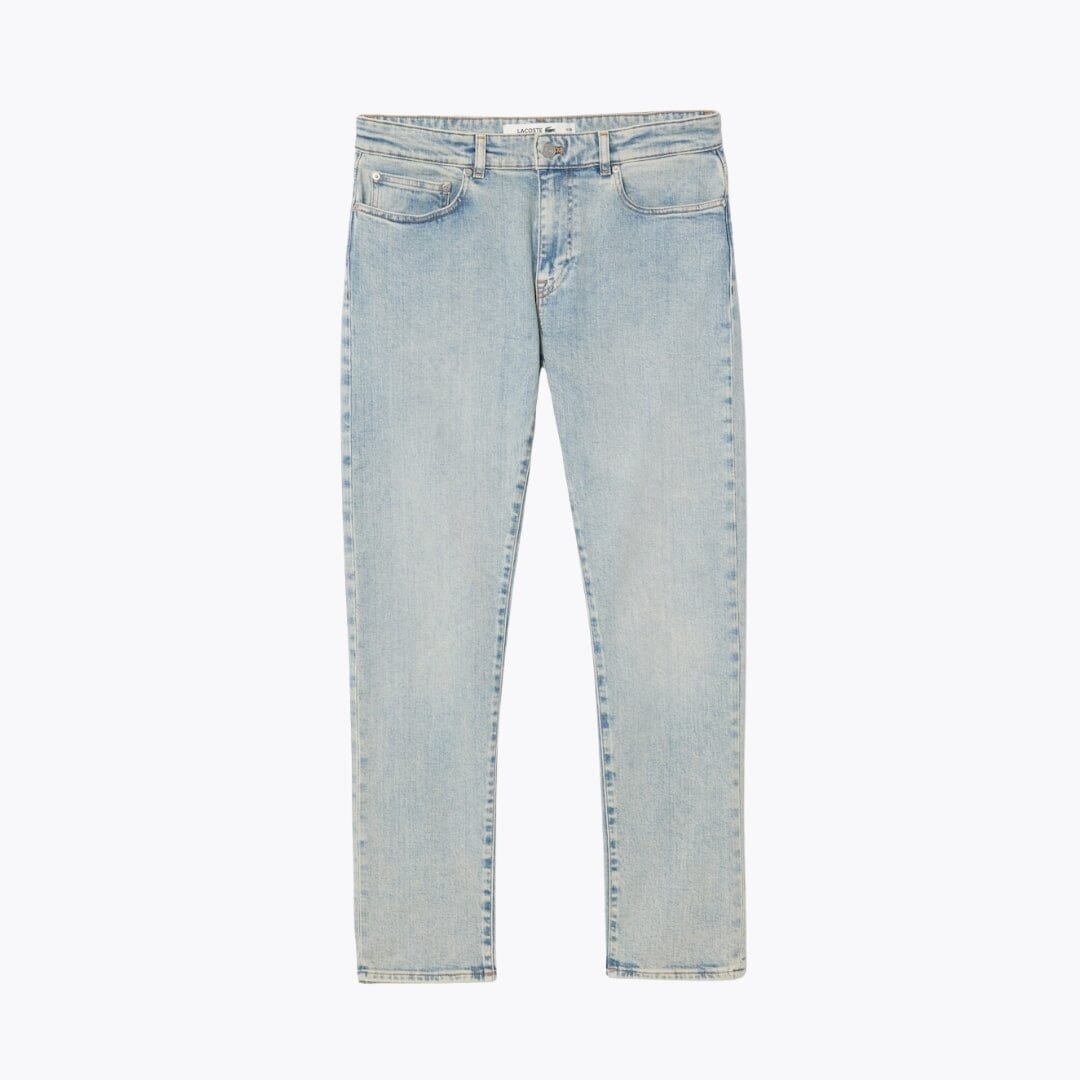 Lacoste 5 Pocket Slim Fit Indigo Jeans LS Light Blue S