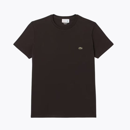 Lacoste Cotton Pima T-Shirt LS Brown S