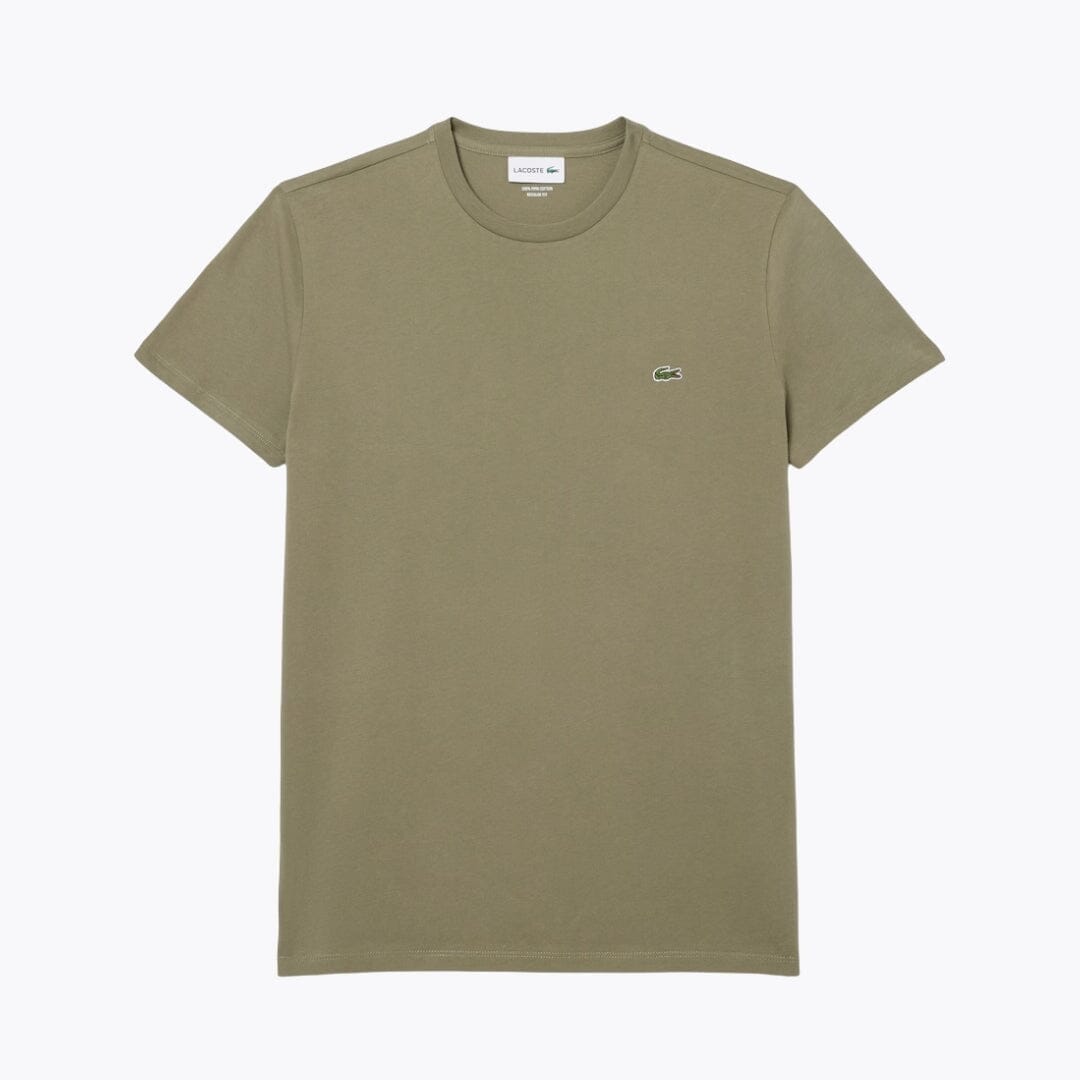 Lacoste Cotton Pima T-Shirt LS Khaki Green S