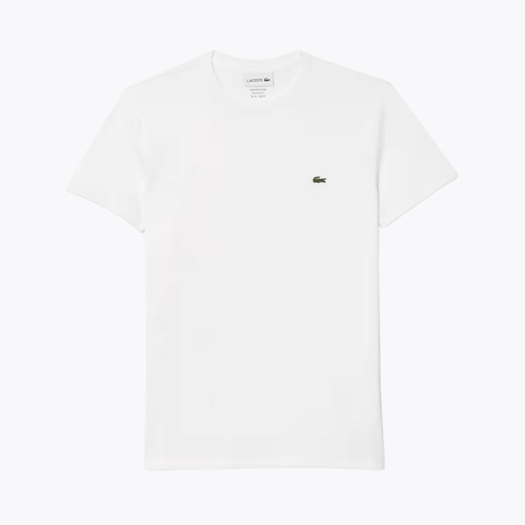 Lacoste Cotton Pima T-Shirt LS White S