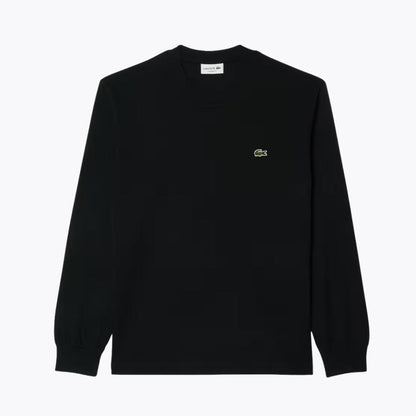 Lacoste Long Sleeved Cotton T-Shirt LS Black S