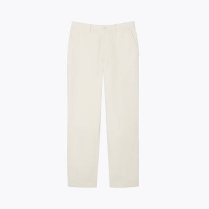 Lacoste Regular Fit Corduroy Chino Pants LS White S