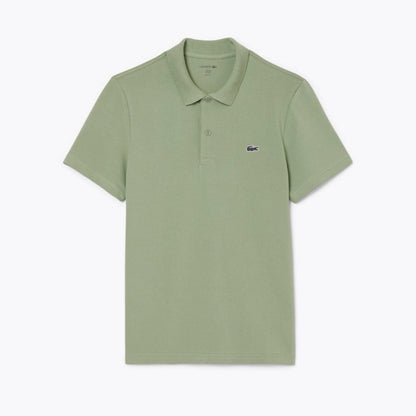 Lacoste Regular Fit Cotton Blend Polo Shirt LS Green S