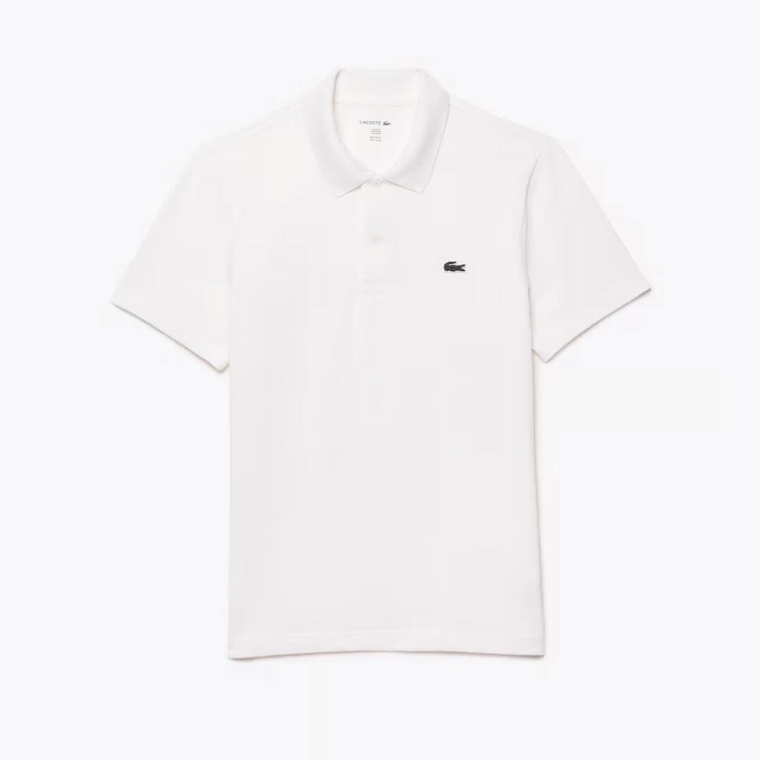 Lacoste Regular Fit Cotton Blend Polo Shirt LS White S