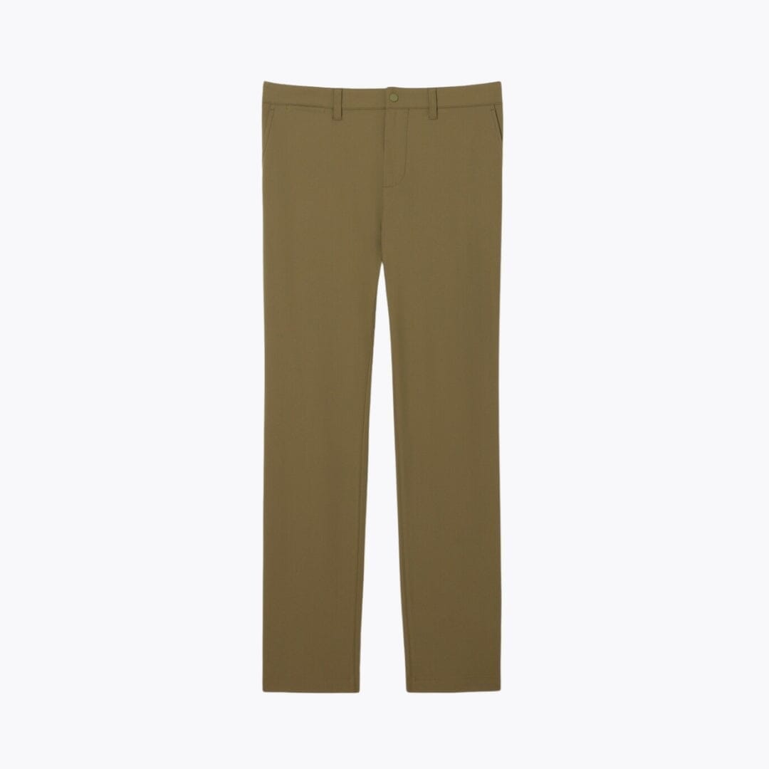 Lacoste Slim Fit Stretch Commuter Pants LS Khaki Green S
