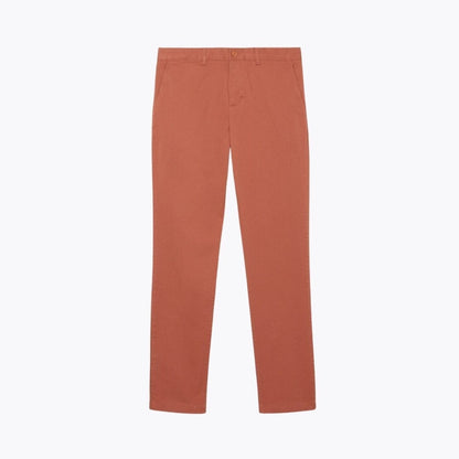 Lacoste Slim Fit Stretch Cotton Chino Pants LS Terracota Brown S