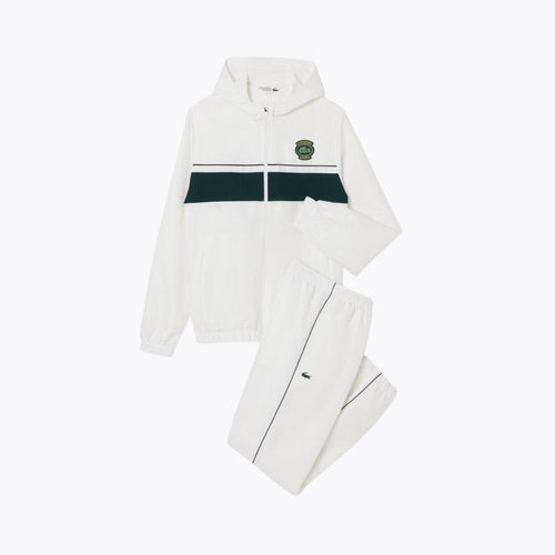 Lacoste Sport Badge Tracksuit LS White S