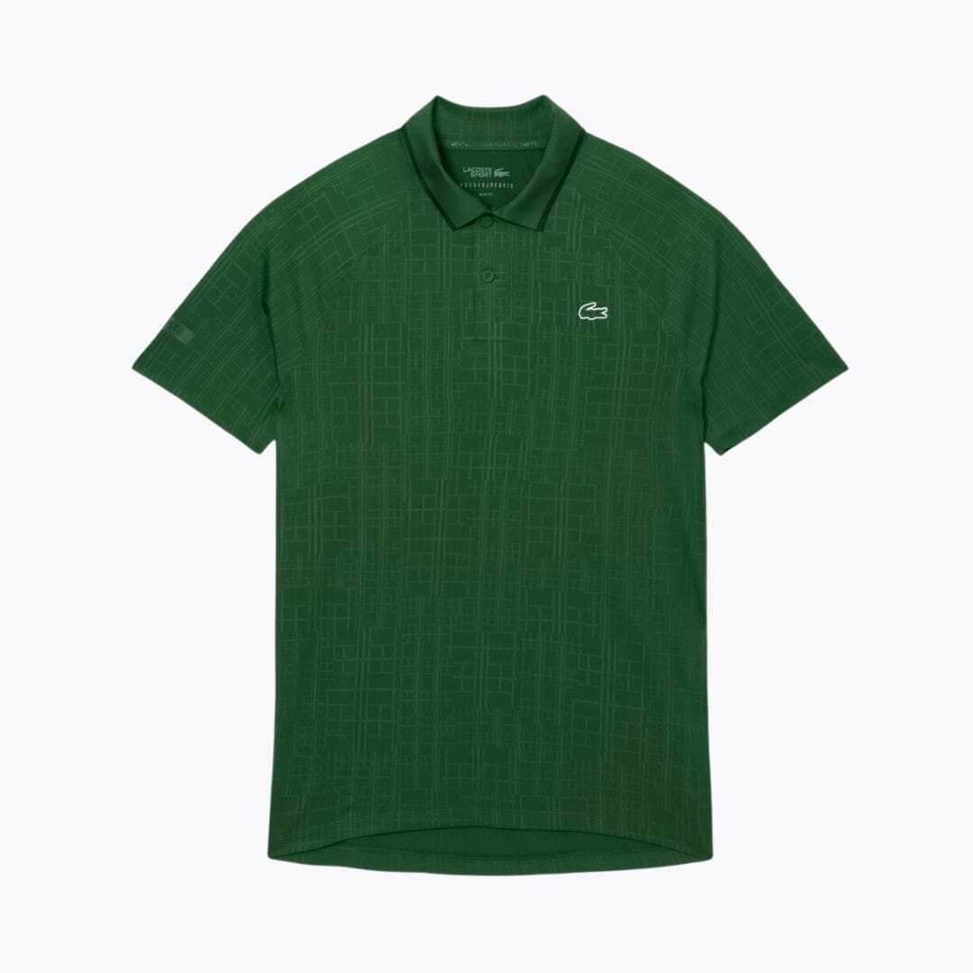 Lacoste Tennis On Court Polo Shirt LS Green S