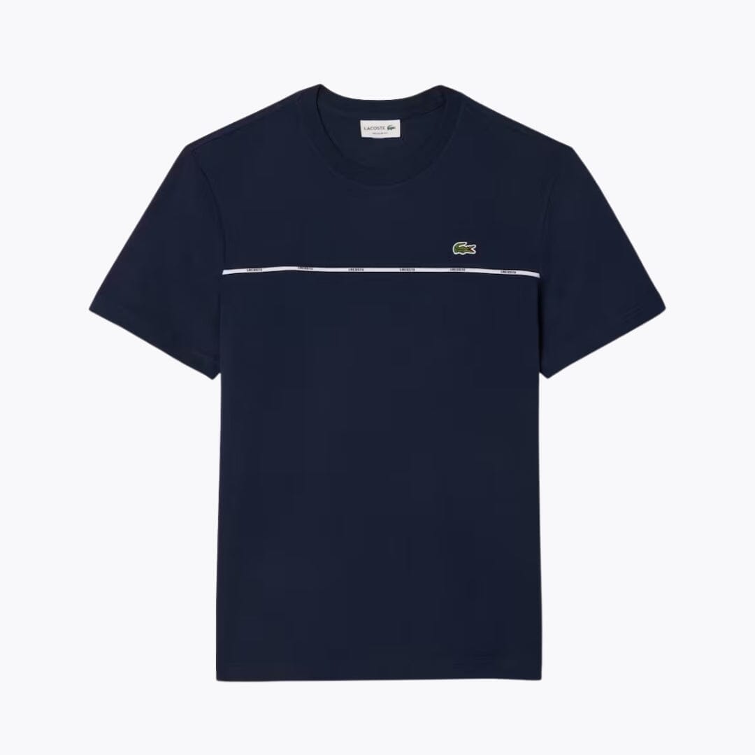 Lacoste Trim Cotton Jersey T-shirt LS Midnight Blue S
