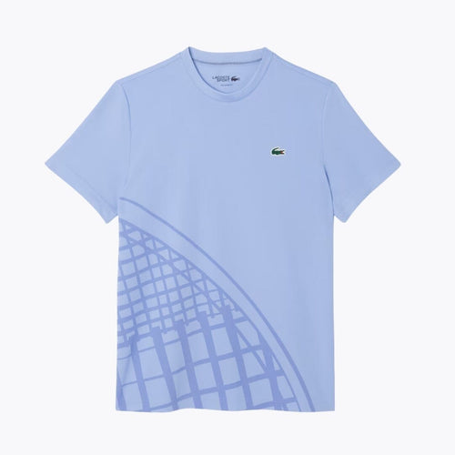 Lacoste Ultra Dry Printed Tennis T-shirt LS Purple S