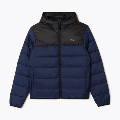 Lacoste Water-Repellent Quilted Puffed Jacket LS Navy Blue S