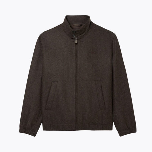Lacoste Wool Harrington Jacket LS Brown S