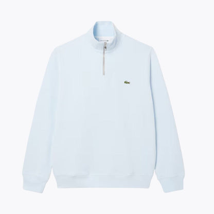 Lacoste Zip-Up High Neck Sweatshirt LS Light Blue S