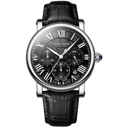 Poedagar Executive Classic LS Silver With Black