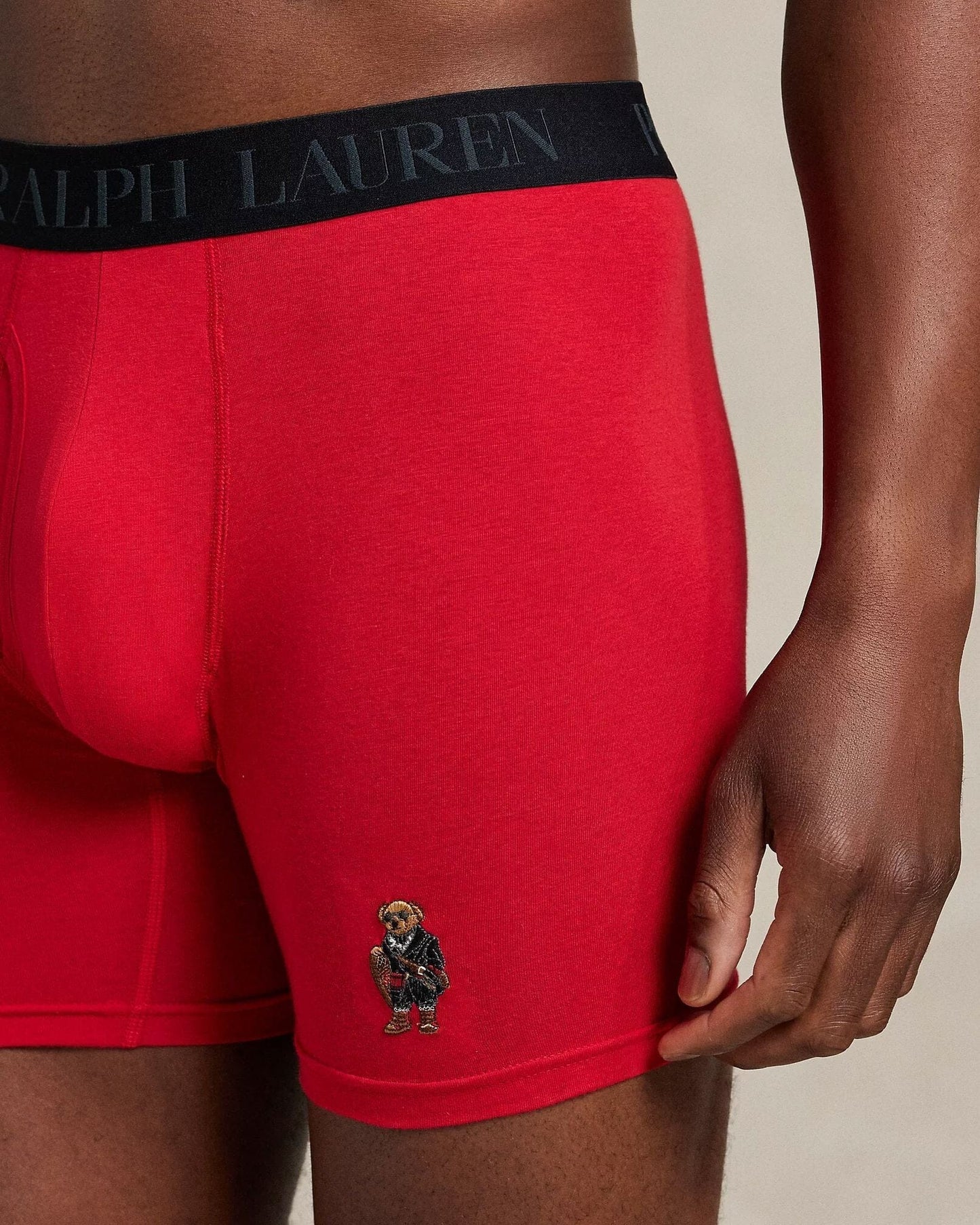 Ralph Lauren 4D-Flex Polo Bear Boxer Brief 3-Pack LS
