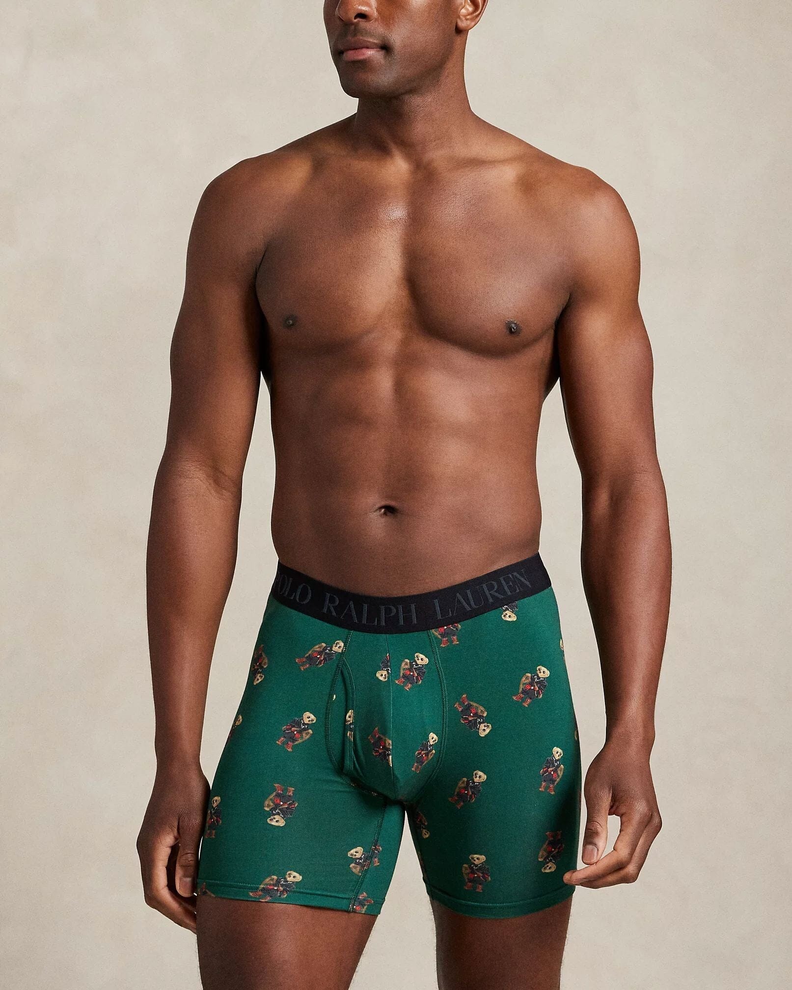 Ralph Lauren 4D-Flex Polo Bear Boxer Brief 3-Pack LS