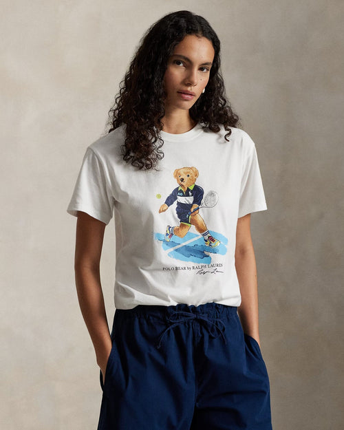 Ralph Lauren Australian Open Polo Bear Jersey Tee LS