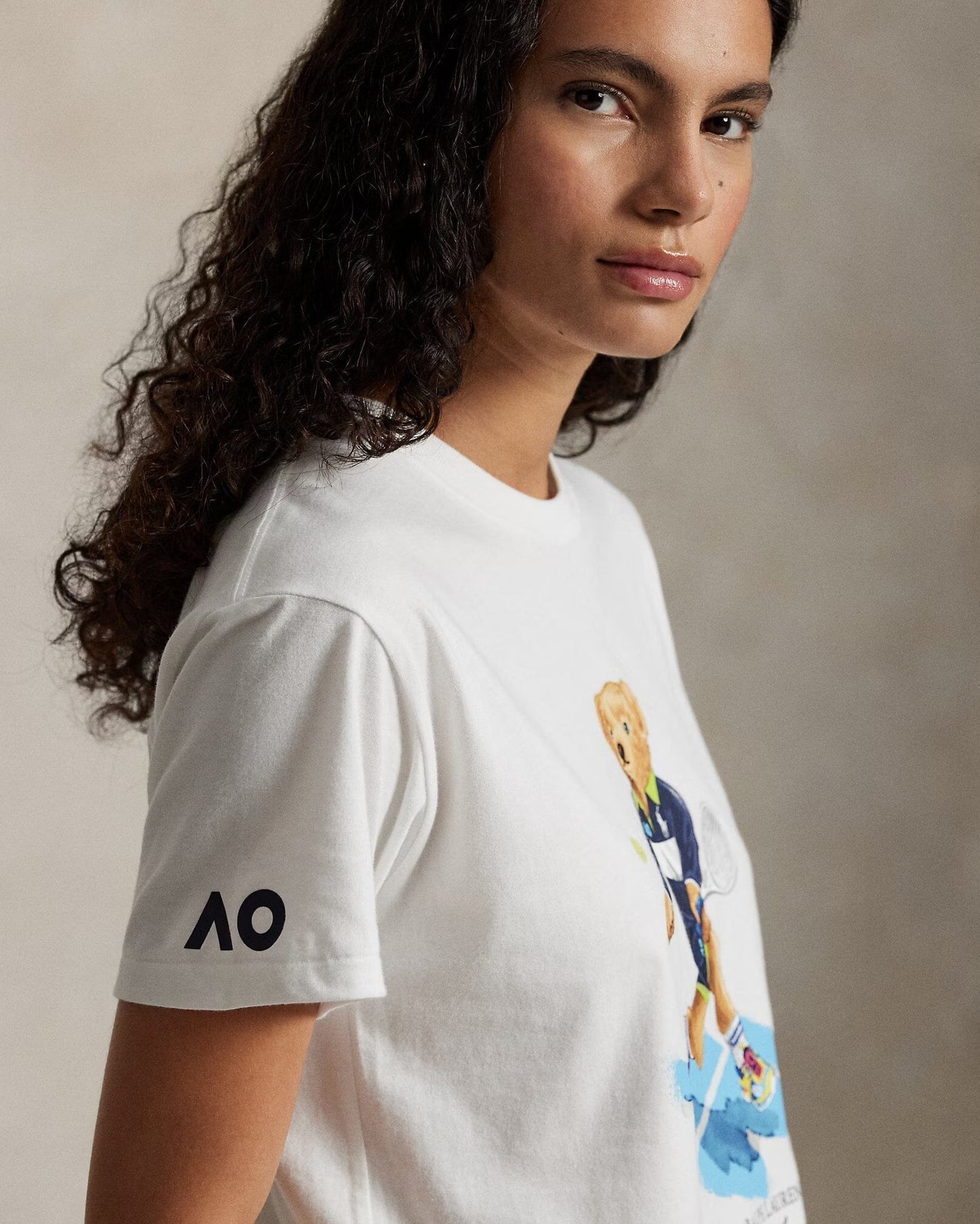 Ralph Lauren Australian Open Polo Bear Jersey Tee LS