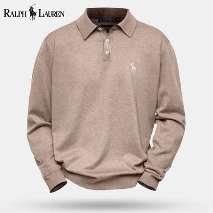 Ralph Lauren Cable-Knit Wool Knit Sweater LS Beige S