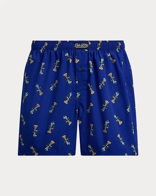 Ralph Lauren Polo Bear Cotton Boxer LS Heritage Royal S