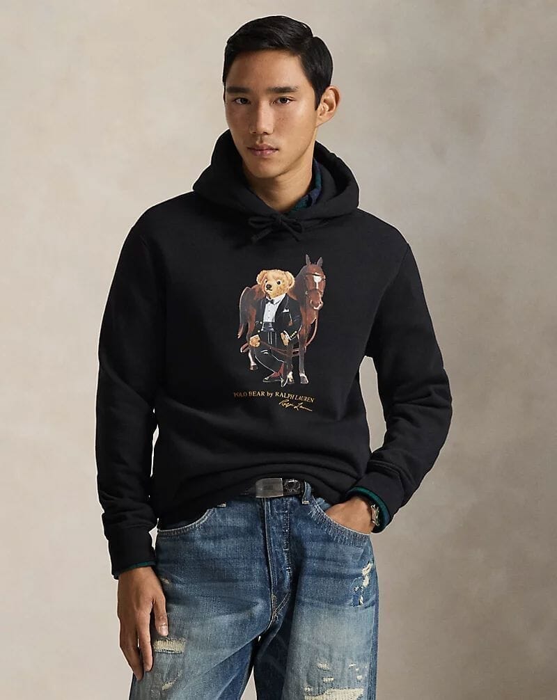 Ralph Lauren Polo Bear Fleece Hoodie LS