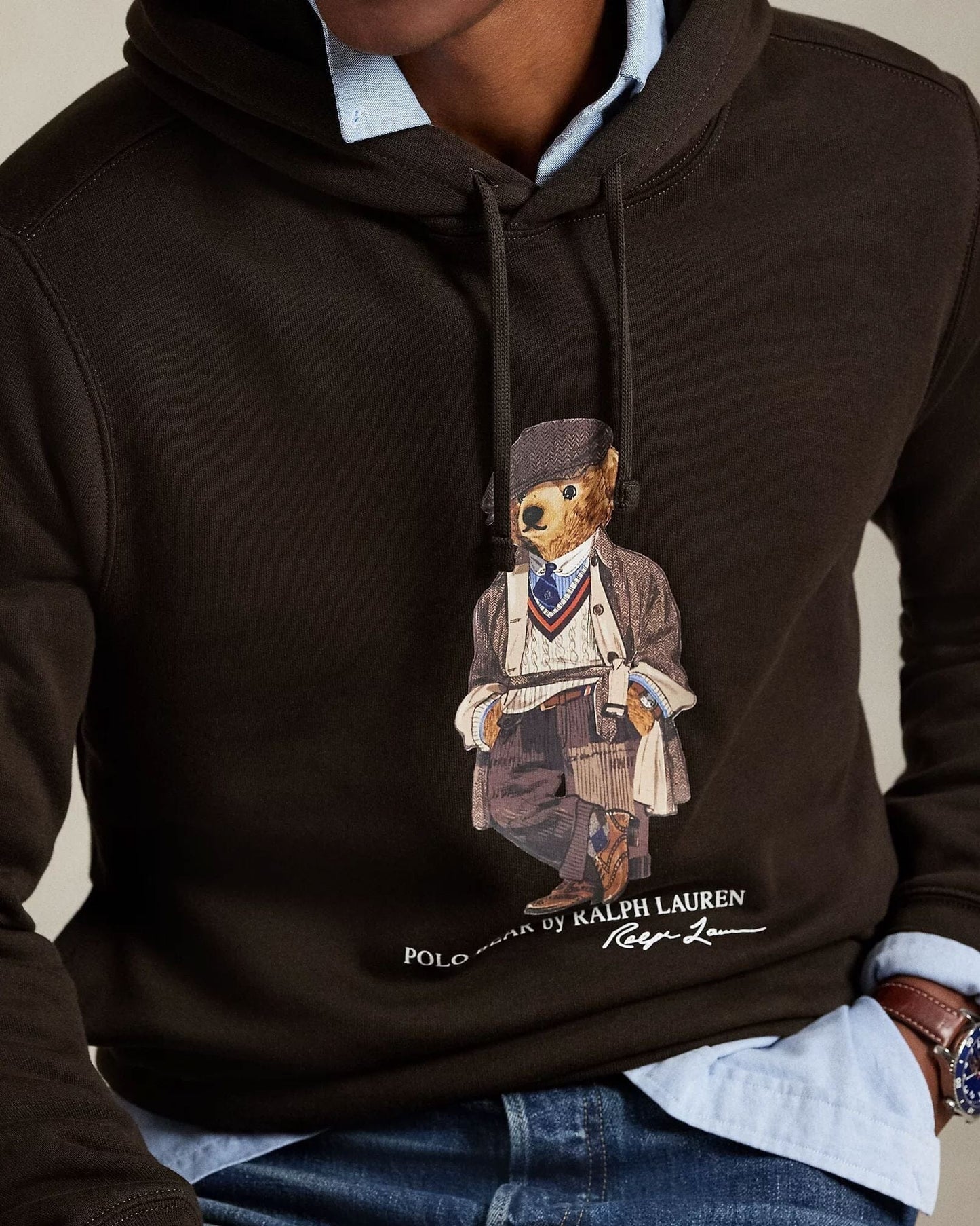 Ralph Lauren Polo Bear Fleece Hoodie LS