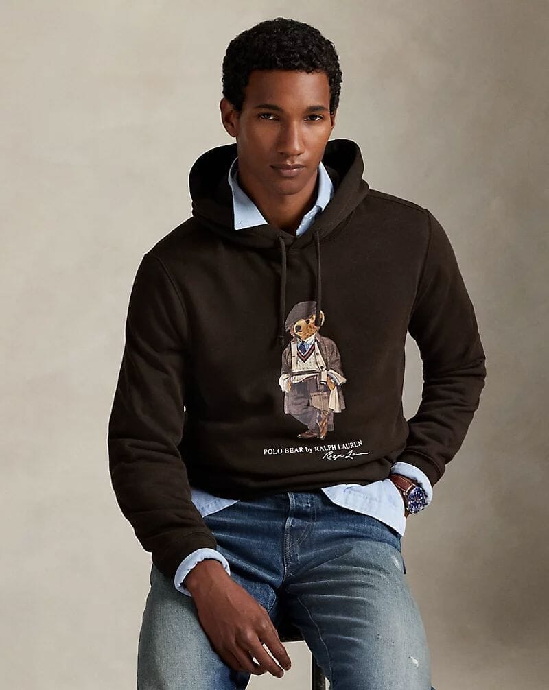 Ralph Lauren Polo Bear Fleece Hoodie LS