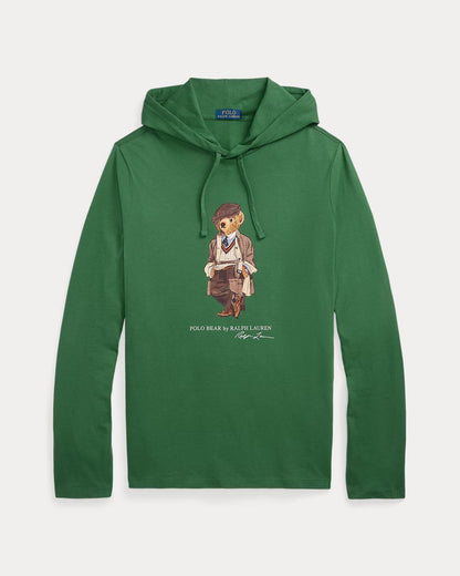 Ralph Lauren Polo Bear Jersey Hooded T-Shirt LS