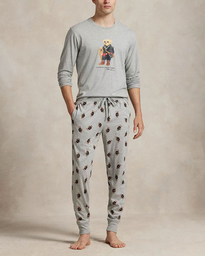 Ralph Lauren Polo Bear Jersey Sleep Set LS