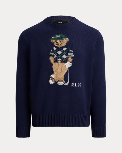 Ralph Lauren Polo Bear Performance Pullover LS Refined Navy Blue S