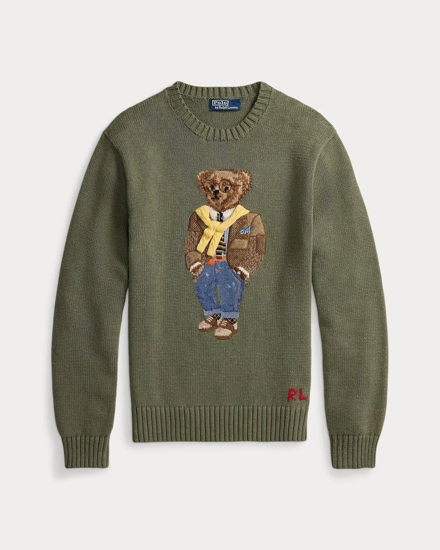 Ralph Lauren Polo Bear Sweater LS Lovette Heather S