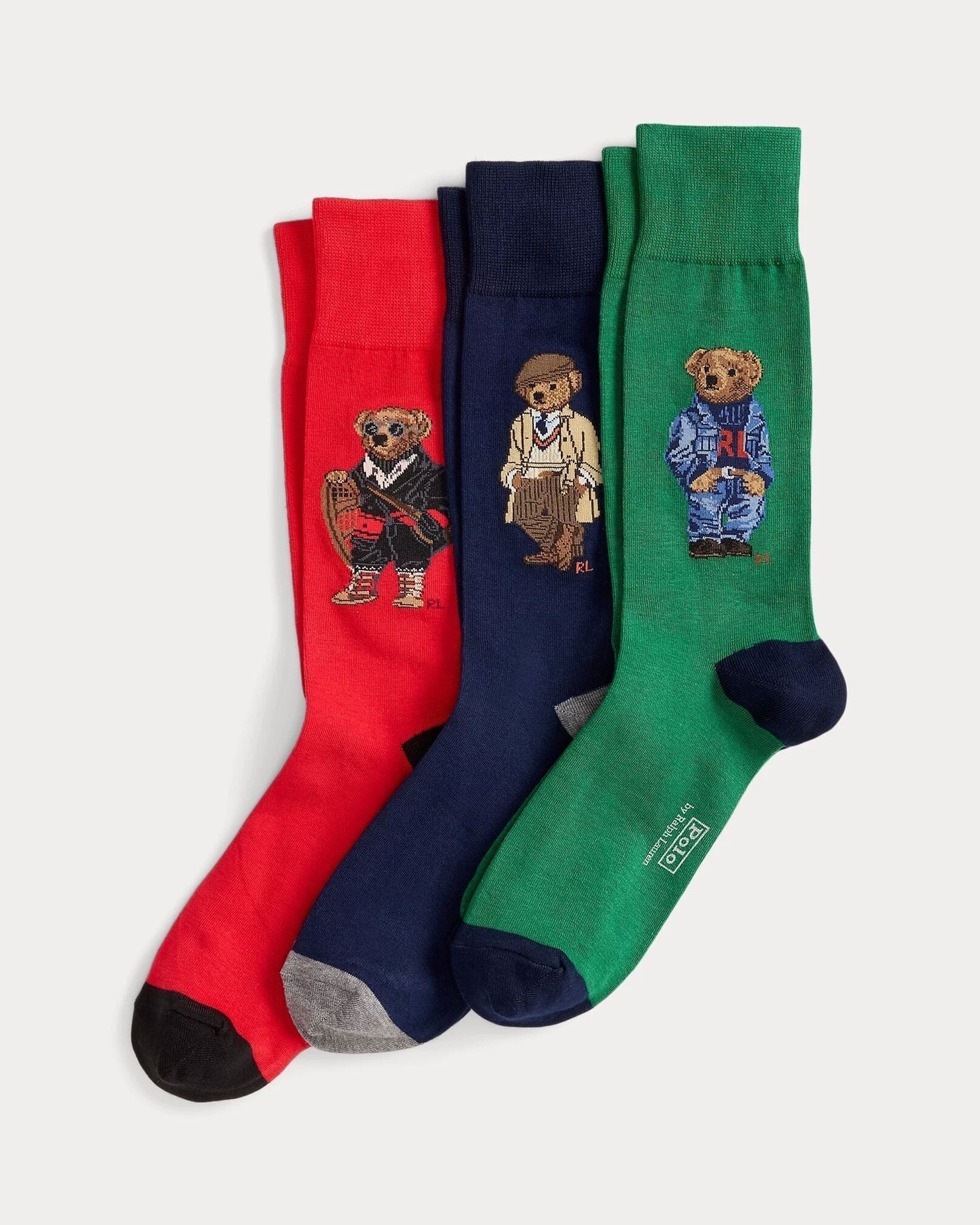 Ralph Lauren Polo Bear Trousers 3 Socks Gift Set LS