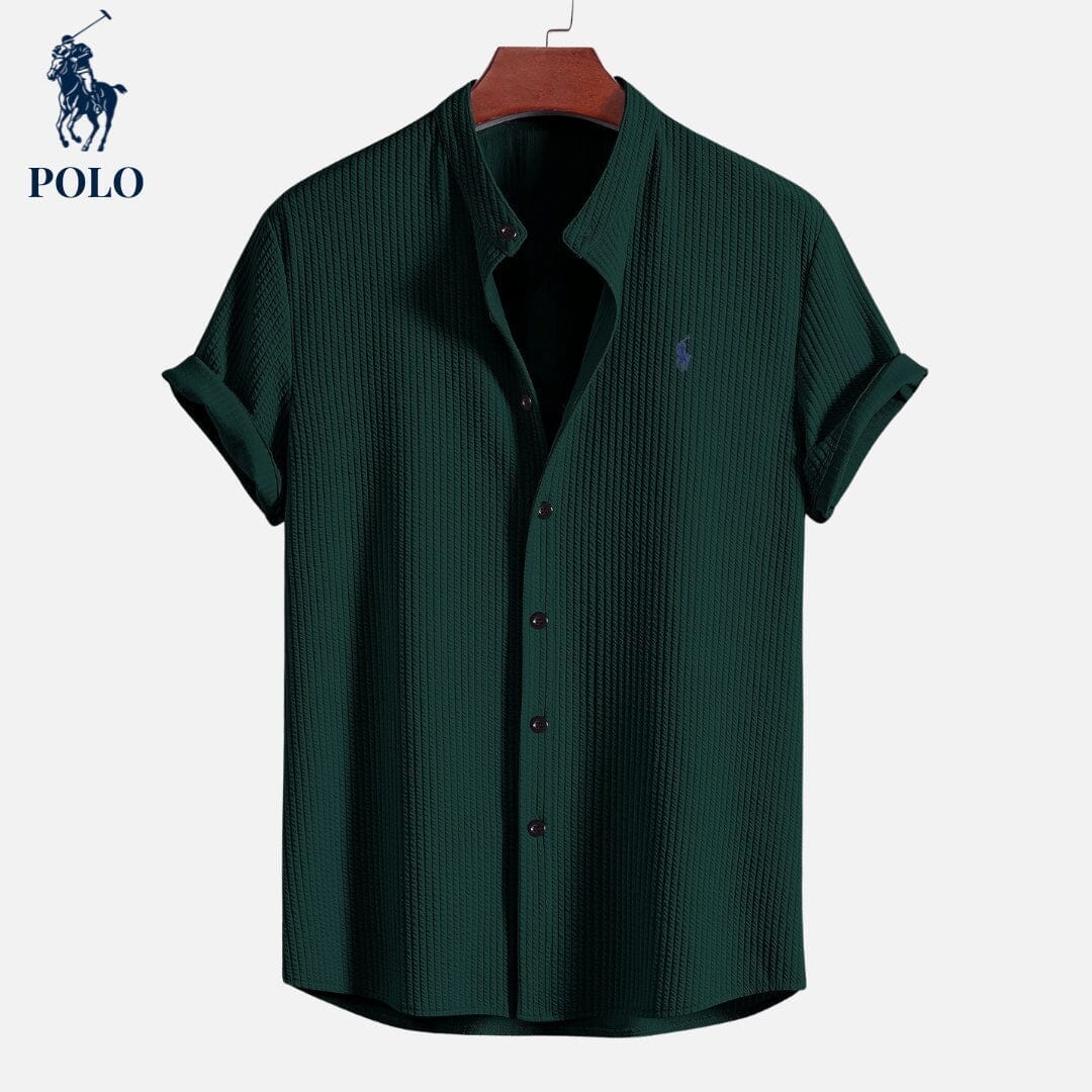 Ralph Lauren Polo Hampton Collar Shirt LS Dark Green S