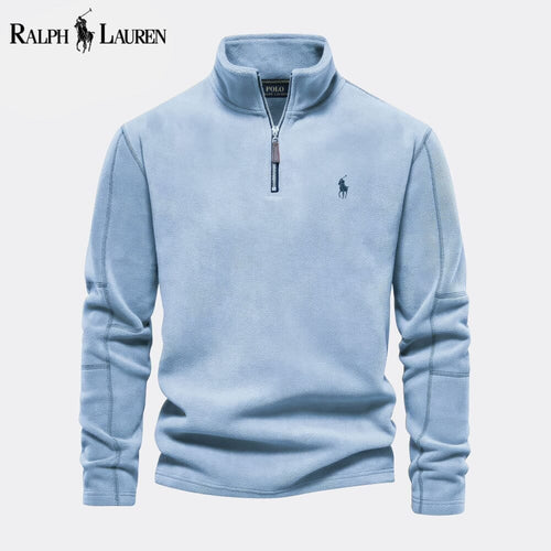 Ralph Lauren Prestige Cable-Knit Wool Knit Sweater LS Light Blue S
