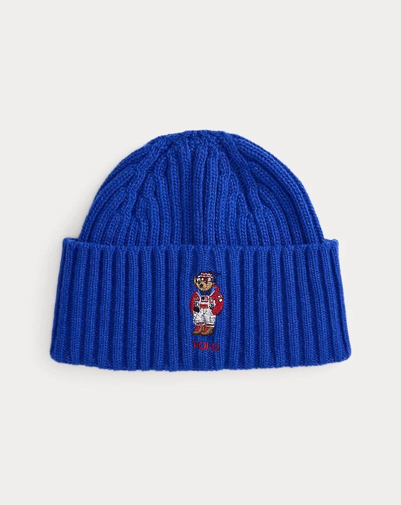Ralph Lauren Team USA Polo Bear Beanie LS Sapphire Star
