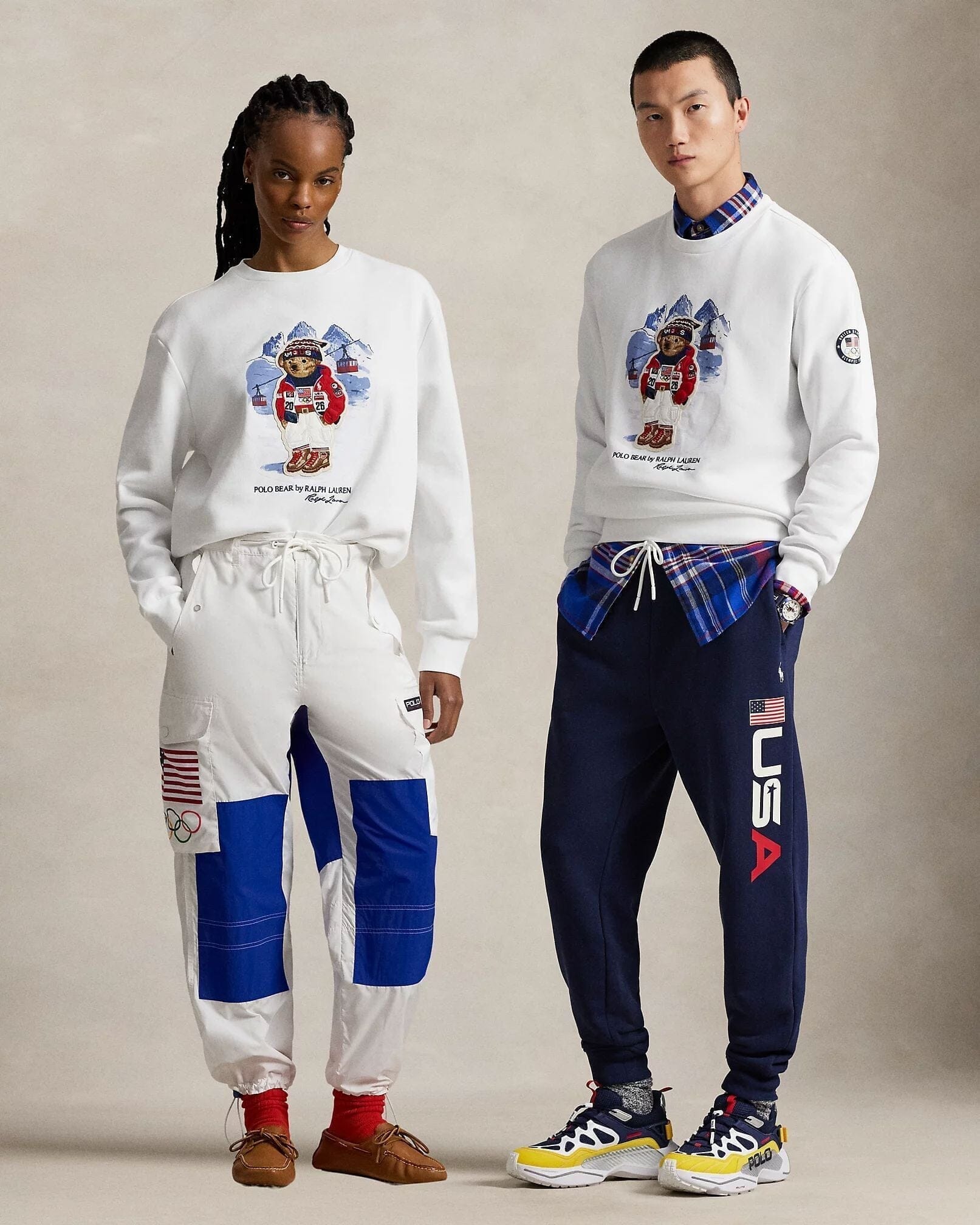 Ralph Lauren Team Usa Polo Bear Sweatshirt LS