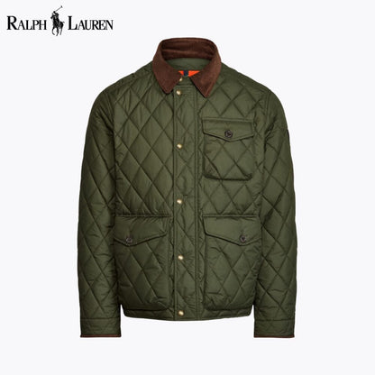 Ralph Lauren The Beaton Quilted Jacket LS Company Olive S