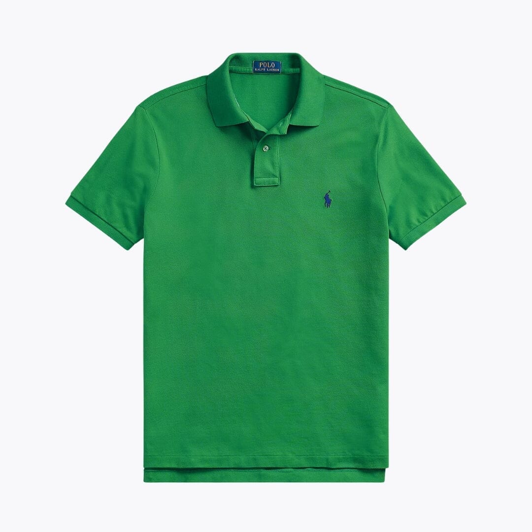 Ralph Lauren The Iconic Mesh Polo Shirt LS Billiard/Blue S