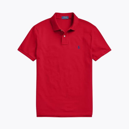 Ralph Lauren The Iconic Mesh Polo Shirt LS Red S