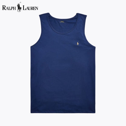 Ralph Lauren Washed Jersey Tank LS Blue Navy S