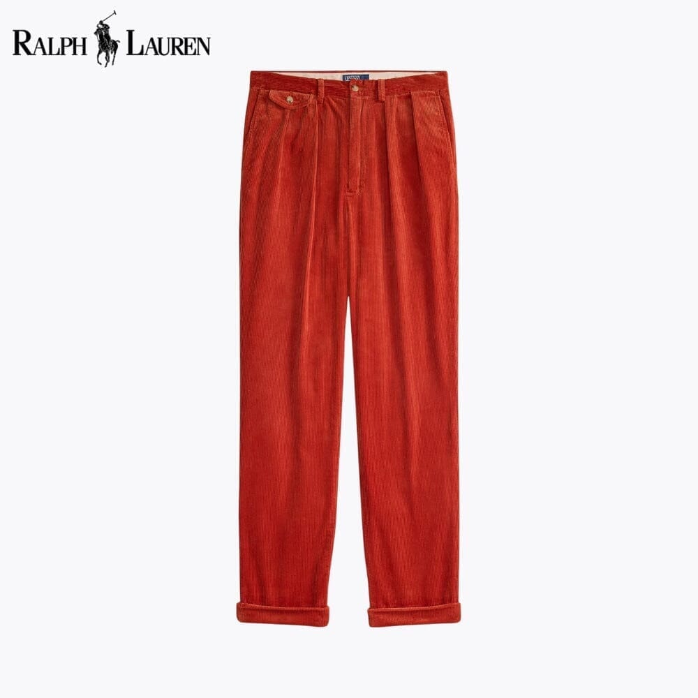 Ralph Lauren Whitman Relaxed Fit Corduroy Pant LS Orange 28