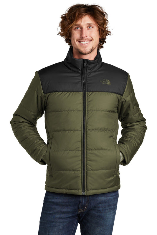 The North Face Chest Logo Everyday Insulated Jacket LS Burnt Olive Green S