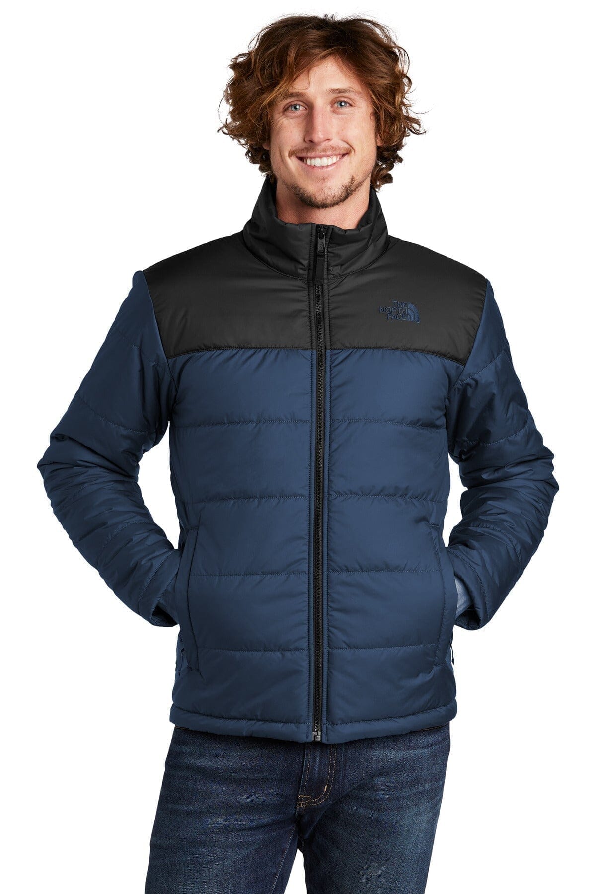 The North Face Chest Logo Everyday Insulated Jacket LS Shady Blue S