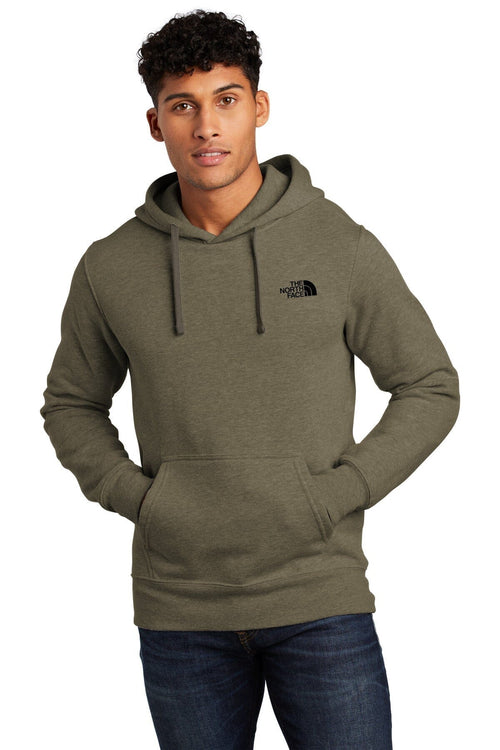 The North Face Chest Logo Pullover Hoodie LS New Taupe Green Heather S