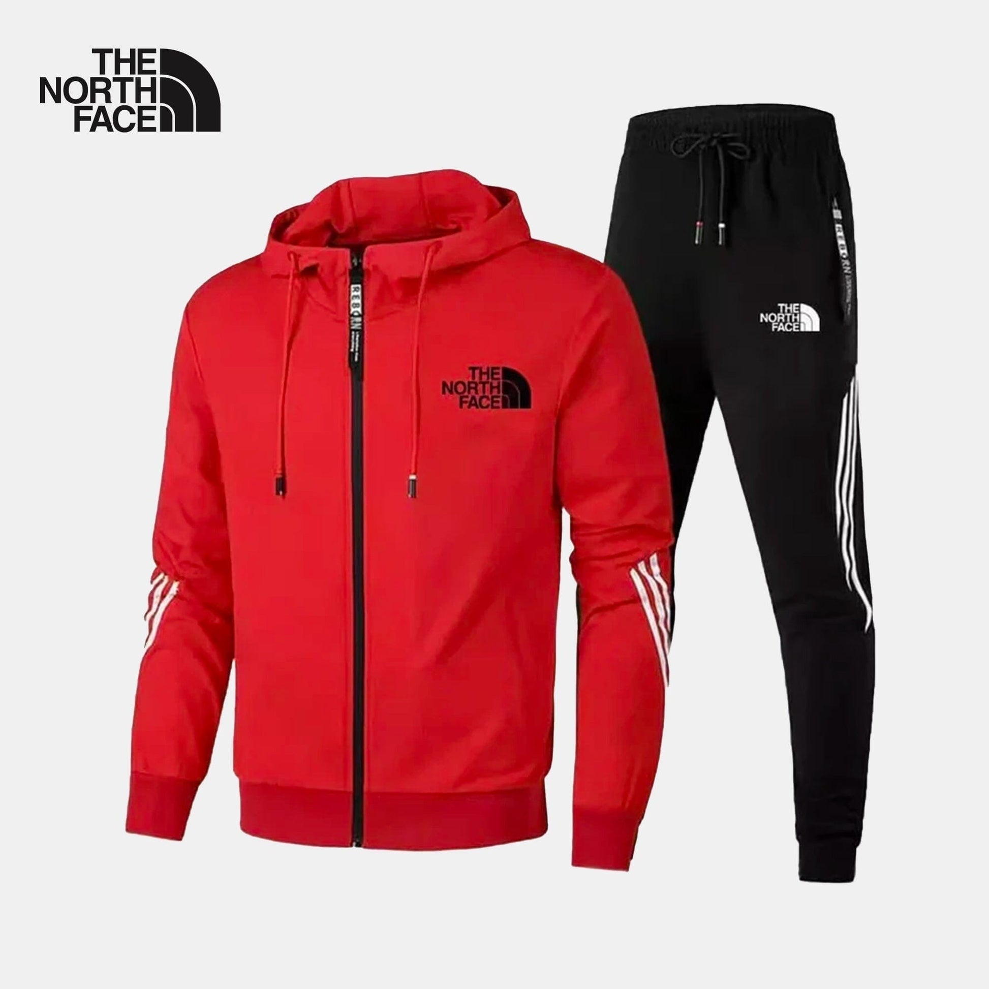 The North Face Premium Cotton Hoodie LS Red S