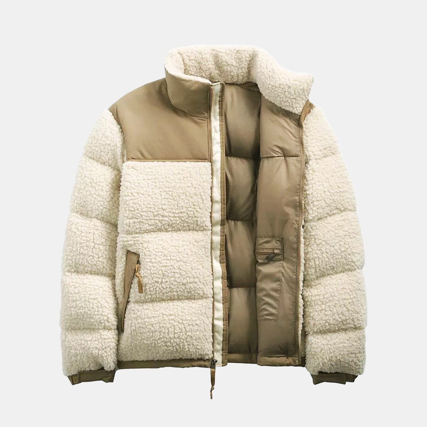 The North Face Sherpa Essential Down Puffer Jacket LS Beige S
