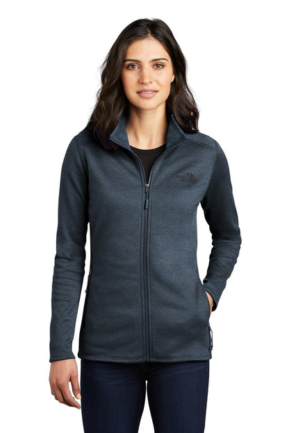 The North Face Women's Skyline Full-Zip Fleece Jacket LS Urban Navy Heather S